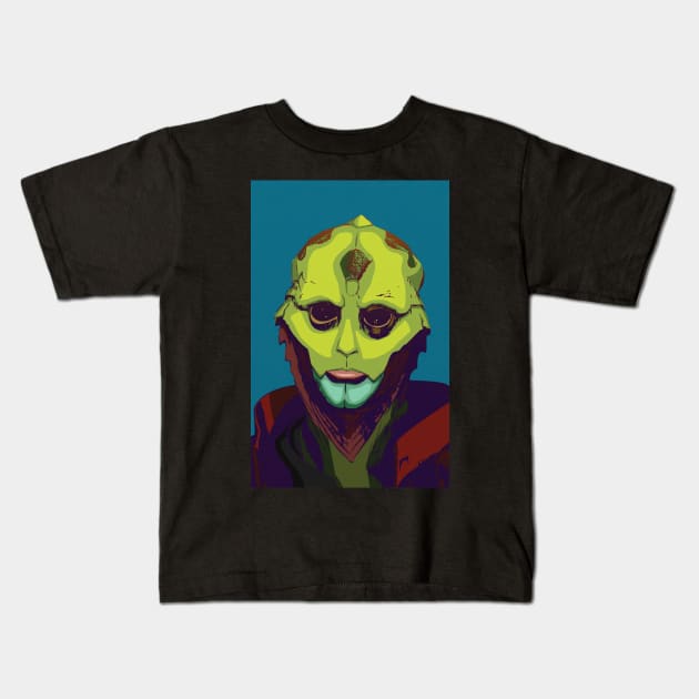 Portrait - Thane Kids T-Shirt by AtomicDNA